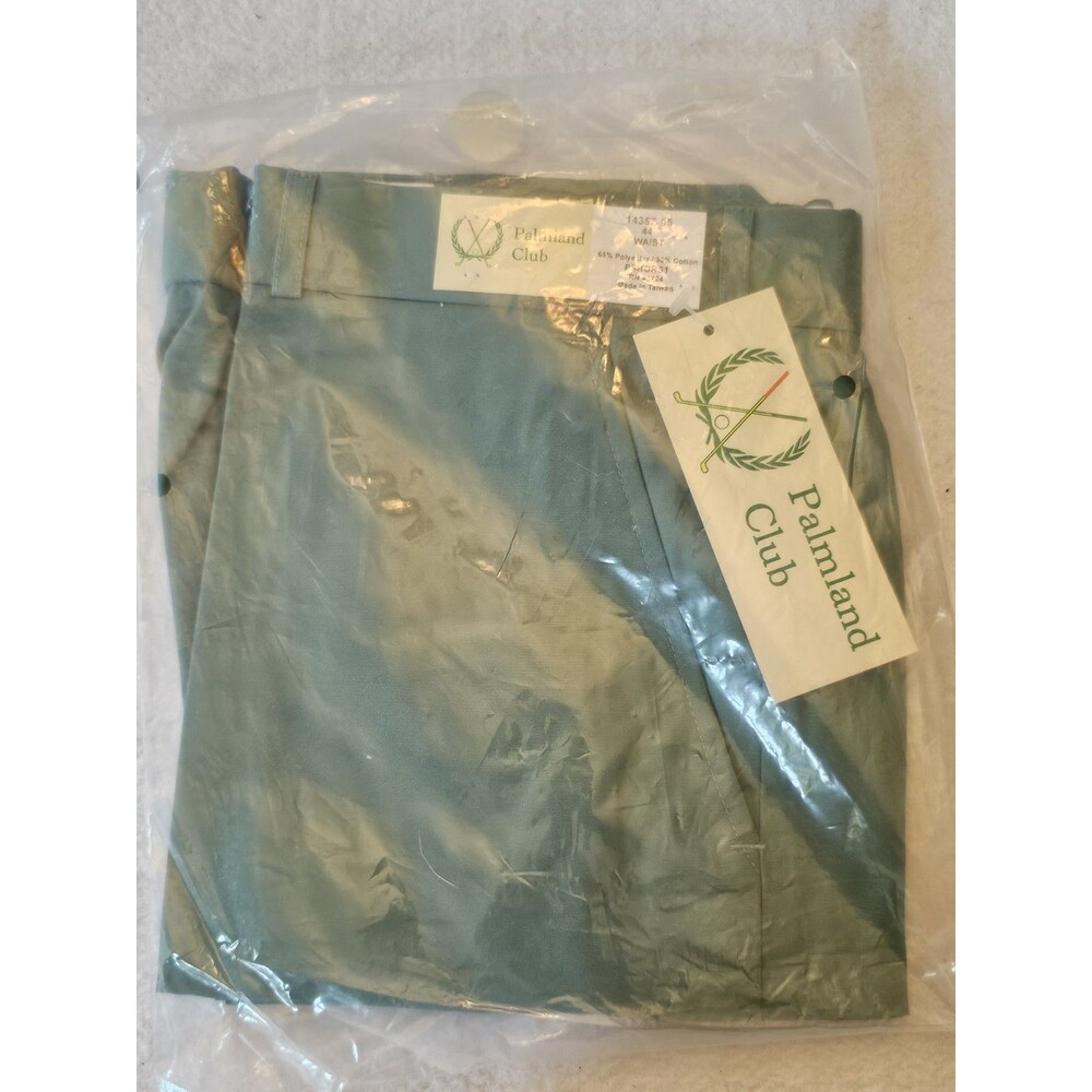 Palmland Club Mens Casual Walking / Golf / Active / Outdoor Shorts 44 Sage Green